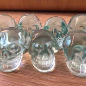 Andara Blauwe Obsidiaan Skull - MINI MINI: Speciaal voor Sjamanen, Aardehealing & Lichtwerk