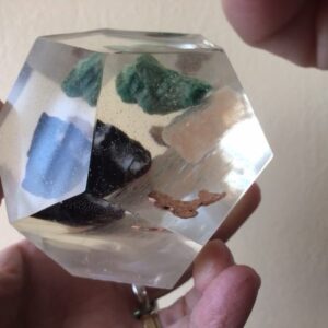 LeMUria Dodecaëder 5 - Paradijselijk Orgonite - Geactiveerd door Aartsengel Metatron(a)