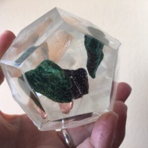 LeMUria Dodecaëder 7 - Paradijselijk Orgonite - Geactiveerd door Aartsengel Metatron(a)