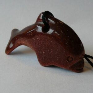 Goldflush Brons - Dolfijn hanger