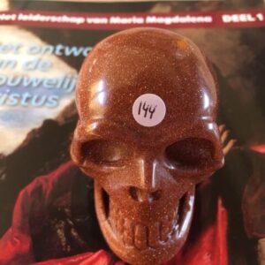 Goudsteen Brons - Goldflush Skull 8 Large