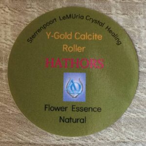 01) Hathors - Goud Gele Calciet Essence Healing Roller