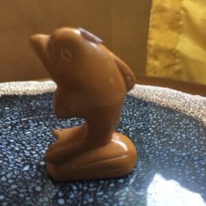 Jaspis Geel Dolfijn 3 - Corromandel Nieuw Zeeland ofwel LeMUria Jaspis