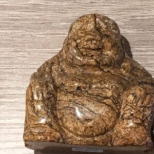 Jaspis (Landschap) Boeddhin nr 2: 5x2.2x5.5 cm