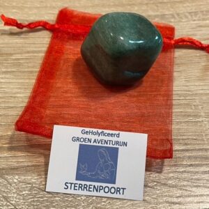 Aventurijn Groen (getrommeld): ± 50-66 gr & ± 3x2x2 cm