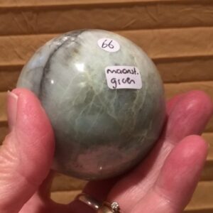 Maansteen Groen BOL 3: 5,5 cm - LeMUria Elfen Poort