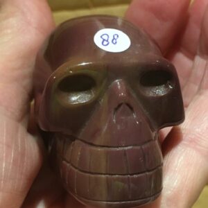 Mookaïet / Australisch Jaspis  SKULL 3 - DATABANK VOOR MOEDERLIEFDE!!!
