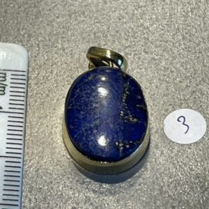 LAPIS LAZULI HANGER 3 (Afghanistan) - met Gouden opleg: Ingewijd als LEMURIA ISIS hanger