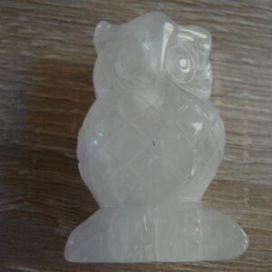 Bergkristal - Uil: 2x3.5x5 cm - 60 gr