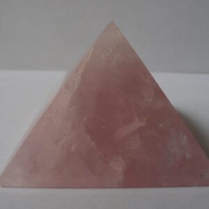Rozenkwarts - Kosmisch afgestemde LeMUria Licht Piramide: 5.2 x 5.2 x 4.5 cm (lxbrxh)