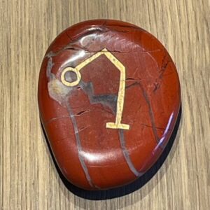 Rode Jaspis Elohim - Aartsengelen Raphaëla & Moeder Maria: Talismansteen L1