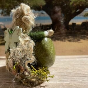 Sandstone Groen incl Tempel Elfje- Nieuw-Zeeland 4 cm - nr 6