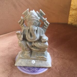 Speksteen Olifanten God Ganesh Nr 1: 5x9x12 cm - 500 gr