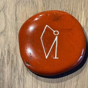 Rode Jaspis Elohim - Aartsengelen Uriëla & Aurora: Talismansteen L2