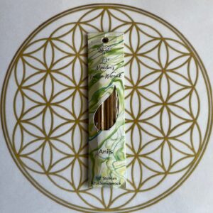 Wierook: ANIJS - 12 korte Ingewijde Natuurzuivere Kruidenwierook van Moeder's Bloemen Geur