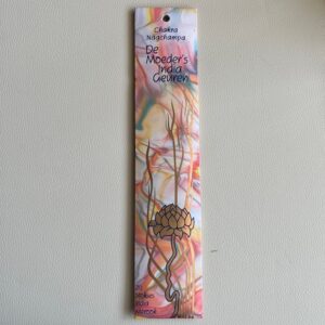 Wierook: CHAKRA NAGCHAMPA - 20 lange Ingewijde Natuurzuivere India Wierook van Moeder's Bloemen Geur