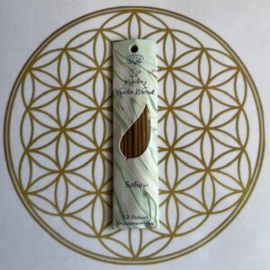 Wierook: SALIE - 12 korte Ingewijde Natuurzuivere Kruidenwierook geurstokjes van Moeder's Bloemen Geur