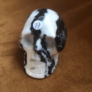 Zebra Jaspis Skull nr 15 -  Verbonden aan Eenhoorn Dimensie