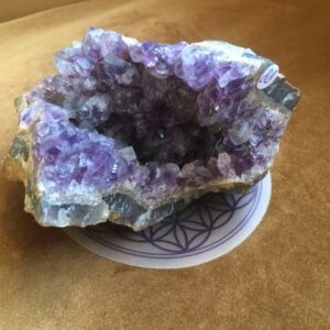 Amethist Kristalgrot: 10x9x7.5 cm (lxbxh) - 533 gr