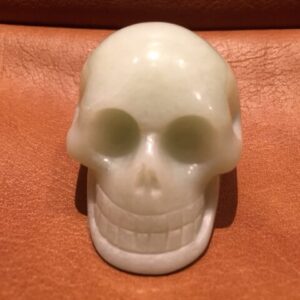 Jade Lichtgroene MAYA Skull nr 19