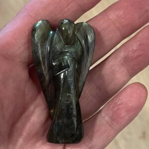 Labradoriet Engel 1: 5,5 x 3,3 x 1,5 cm - Beschermt, Maakt Zelfverzekerder, Regelt Bloeddruk