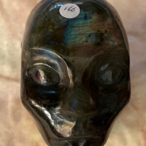 Labradoriet Fairy Skull 1: 7,5x5,5x7,5 cm : Feeërieke Moeder Elf