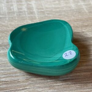 Malachiet Bloemblad nr 4: 7x4.2x1 cm - 51 gr