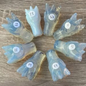 Opaliet Uluru Drakin - Mini - 4 cm: Met Gouden LeMUria Trilling