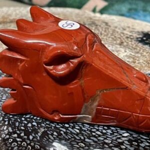 Rode Jaspis Uluru Moederdrakin - Medium - 6 cm