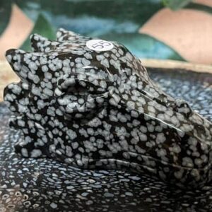 Sneeuwvlok Obsidiaan Drakin - Medium - 6 cm