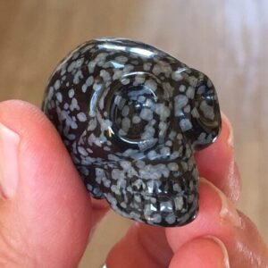 Sneeuwvlok Obsidiaan Alien MINI Skull nr 1