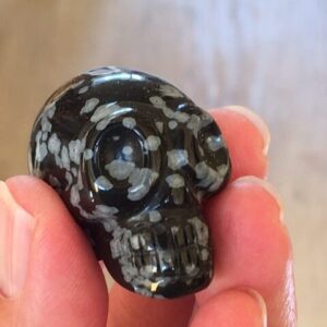 Sneeuwvlok Obsidiaan Alien Mini Skull nr 4
