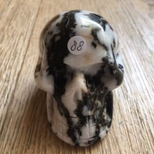 Zebra Jaspis Skull nr 6 -  Verbonden aan Eenhoorn Dimensie