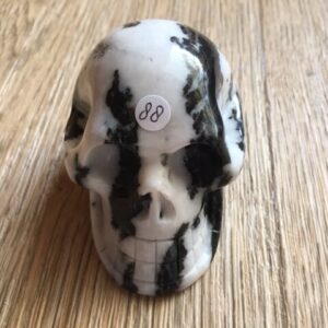 Zebra Jaspis Skull nr 8 - Verbonden aan Eenhoorn Dimensie