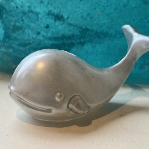 Zilver Seleniet Walvis in kunsthars met LeMUria Klankgodinnen Shiva schelpje + MP3 26.37 min