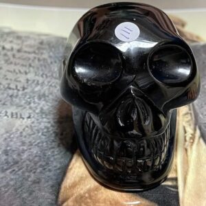 Zwart Obsidiaan Skull 11 = 7,5 cm: Moedergodin Zwarte Madonna & Kali (de Allerzoetste)