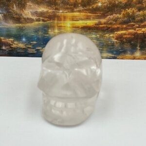 Bergkristal Schedel nr 13: 5.2 x 3.5 x 3.8 cm - 101 gr- LeMUria Wortelras