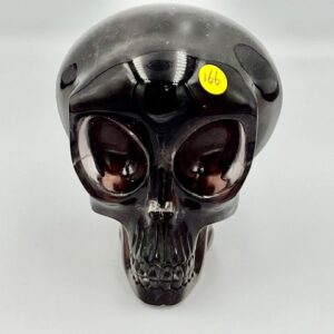 Fluoriet Fairy Skull nr 1 Donkerpaars: 7.5x6x7 cm (lxbrxh) - 421 gr = Elfenkoningin