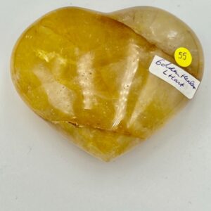 Golden Healer HART L 1: 6.5x8 x3 cm (l/br/dikte) - 239 gram - Madagaskar