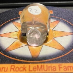 Bergkristal MINI Skull 10: 2.7 x 1.7 x 2.3 cm (lxbrxh)