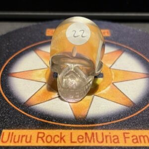 Bergkristal MINI Skull 4: 3 x 2. x 2.3 cm (lxbrxh)- 20 gram