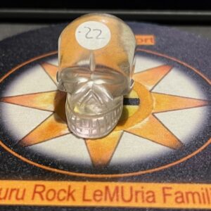 Bergkristal MINI Skull 5: 3 x 2 x 2.3 cm (lxbrxh)