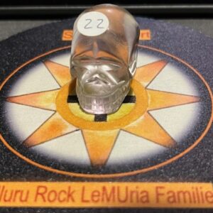 Bergkristal MINI Skull 9: 2.7 x 1.7 x 2.4 cm (lxbrxh)