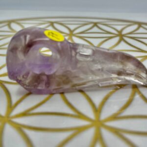 Amethist Ravenschedel 2: 5.5 x 2.3 x 2.2 cm (lxbrxh) - 19 gram