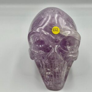 Amethist Alien Traveler schedel XL 2: 12x5.5x7 (lxbrxh) cm - 612 gram