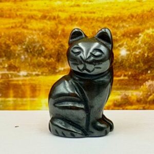 Miniatuur Poes - Hematiet: 1.5x1x2.5 cm (lxbrxh)