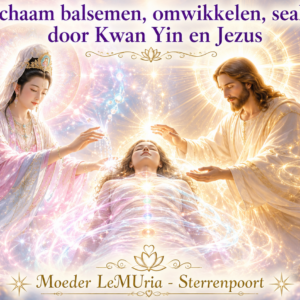 87) MP4 Op Weg naar Pasen en Pinksteren wordt U ‘Gebalsemd, Omwikkeld en Geseald’ door Moederliefde o.l.v. Kwan Yin en Yuz Asaf, 44.44 min MP4a