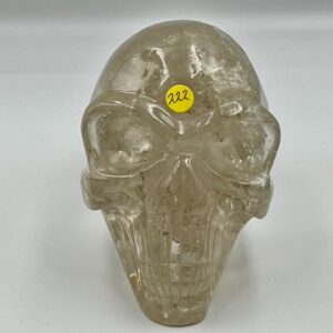 Rookkwarts (helder) Alien Traveler Skull XL 1: 12.5x6x7.5 (lxbrxh) - 674 gram - ULURU Ancient Moederskulls Connectie