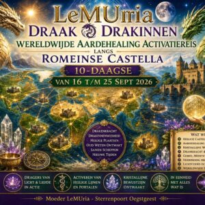16 t/m 25 sept '26: 10-daagse ACTIVATIE rond 10 Romeinse Castella - Op afstand geleid vanuit een LeMUria Lichtschip via de Sterrenpoort Oegstgeest